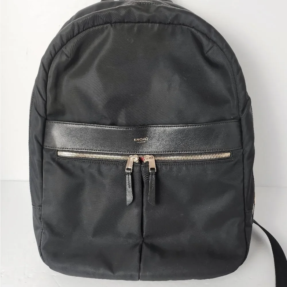 Knomo London Beauchamp Laptop Backpack Black Unisex